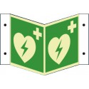 Winkelschild AED (E010)