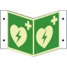 Winkelschild AED (E010)