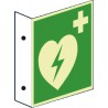 Fahnenschild AED (E010)