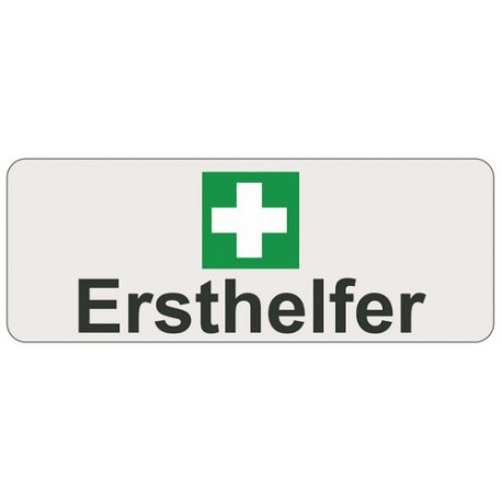 Helmaufkleber Ersthelfer