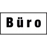 Hinweisschild (Aluminium): Büro
