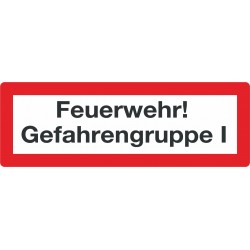 Feuerwehr Gefahrengruppe I