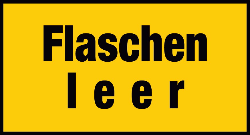 Flaschen leer