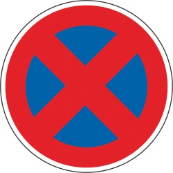 Thermoplastische Dauermarkierung Absolutes Halteverbot