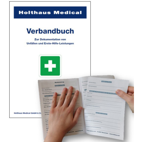 Verbandbuch 50 Blatt DIN A5 perforiert