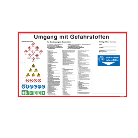 Umgang mit Gefahrstoffen