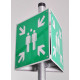Sammelplatz-Prisma Schild Reflex (Dreiecks-Set)