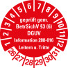 Prüfplakette Leitern und Tritte