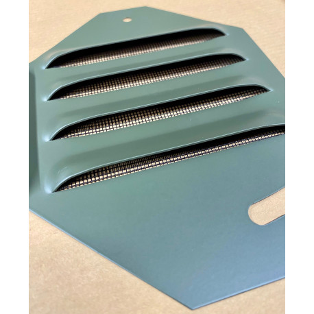 Schwenkdeckel für Transportkisten, lackiert, neutral, mit Insektenschutzgitter