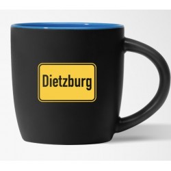 Kaffeetasse Motiv "Dietzburg Ortseingangsschild"