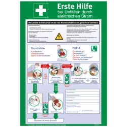 Erste Hilfe bei Unfällen durch elektrischen Strom