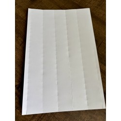 Streifen auf Bogen perforiert - Bogenformat 200 x 300 mm