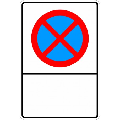 Absolutes / Eingeschränktes Halteverbot  mit individuellem Text
