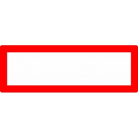 Schild, Feuerwehr - Gefahrengruppe mit individuellem Text