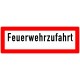 Feuerwehrzufahrt, mit individueller Fusszeile