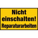 Nicht einschalten! Reparaturarbeiten