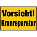 Vorsicht! Kranreparatur