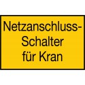 Netzanschluss-Schalter für Kran