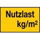 Nutzlast ... Kg/m²
