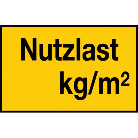 Nutzlast ... Kg/m²