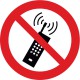 Eingeschaltete Mobiltelefone verboten (P013)