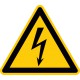 Rollenware Warnung vor elektrischer Spannung (W012)