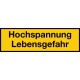 Hochspannung Lebensgefahr (S002)