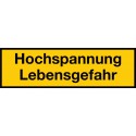 Hochspannung Lebensgefahr (S002)