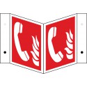 Winkelschild Brandmeldetelefon (F006)