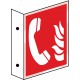 Fahnenschild Brandmeldetelefon (F006)