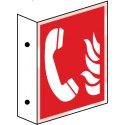 Fahnenschild Brandmeldetelefon (F006)