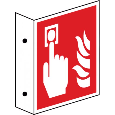 Fahnenschild Brandmelder - manuell (F005)