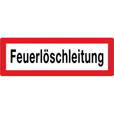 Feuerlöschleitung
