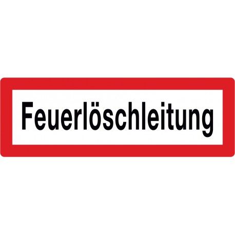 Feuerlöschleitung