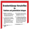Brandverhütungs-Vorschriften für Fabriken und gewerbliche Anlagen