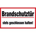 Brandschutztür stets geschlossen halten!