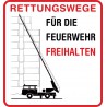 Rettungswege für die Feuerwehr freihalten