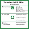 Verhalten bei Unfällen