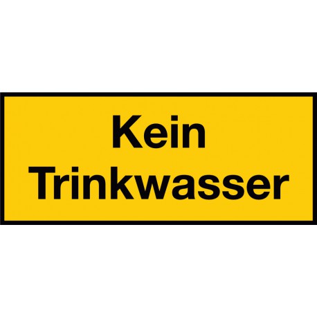 Kein Trinkwasser