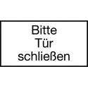 Bitte Tür schließen