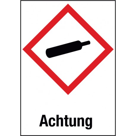 Achtung, Unter Druck stehende Gase (GHS 04)