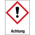 Achtung, Akute Toxizität, Reizung der Haut, Augenreizung (GHS 07)