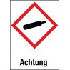 Etikett Achtung, Unter Druck stehende Gase (GHS 04)