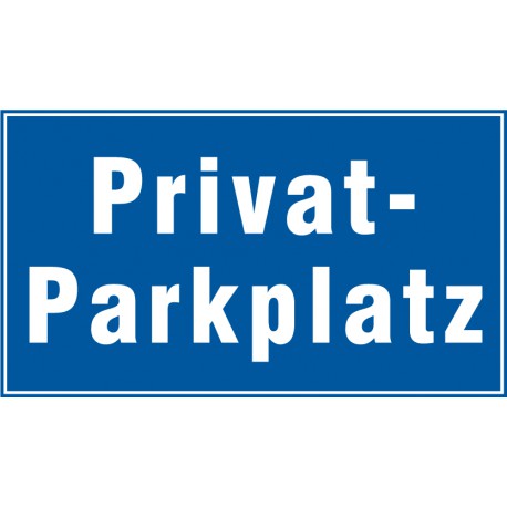 Privatparkplatz