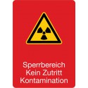 Sperrbereich Kein Zutritt Kontamination