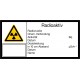 Radioaktiv, Radionuklid, Chem. Verbindung, Aktivität, Datum, Dosisleistung in 10 cm Abstand, Datum, Name