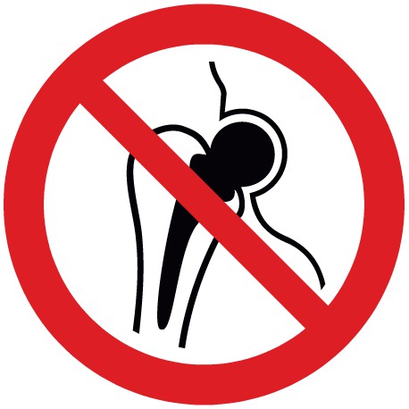 Kein Zutritt für Personen mit Implantaten aus Metall (P014)