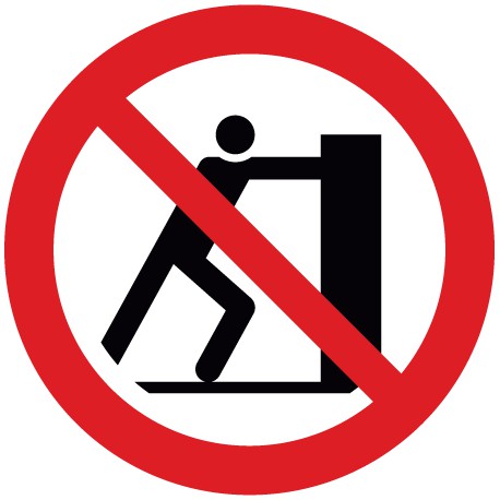 Schieben verboten (P017)