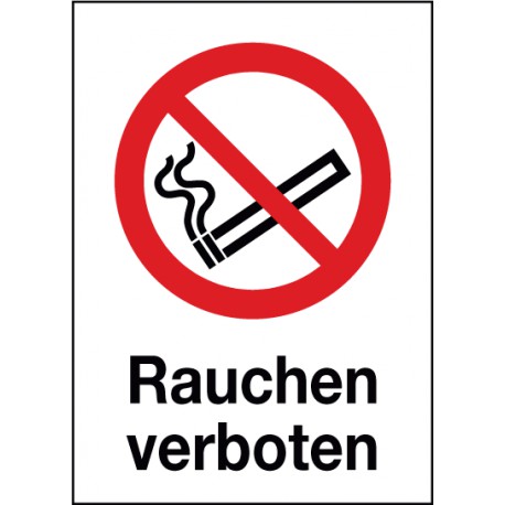 Kombischild Rauchen verboten (P002)