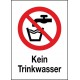 Kombischild Kein Trinkwasser (P005)